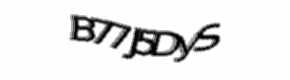 Security check image, please type the characters shown
